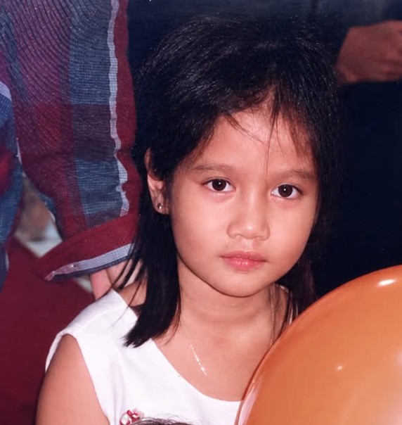 Alyssa as a child